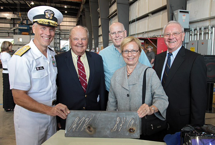Keel laying ceremony