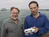 Peter Tyack and Mark Johnson with the D-Tag.
