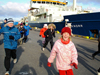 irminger sea cruise, children send off the ship