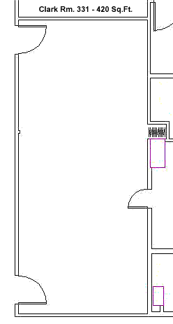 Clark Rm. 331 - 420 Sq.Ft.