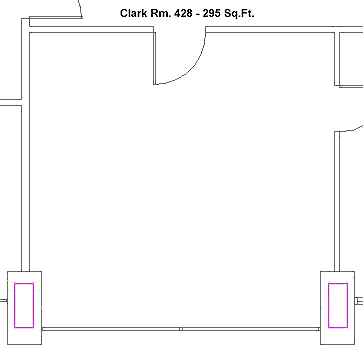 Clark Rm. 428 - 295 Sq.Ft.
