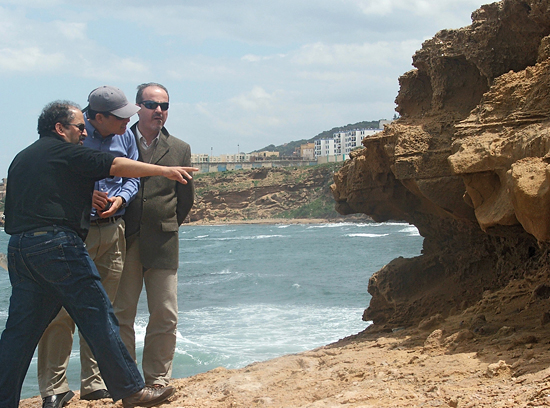Jian Lin and colleagues examine geological evidence of past earthquakes near the Mediterranean coast of Algeria.