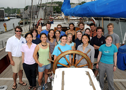New JP students departing on the Cramer, 06/24/08