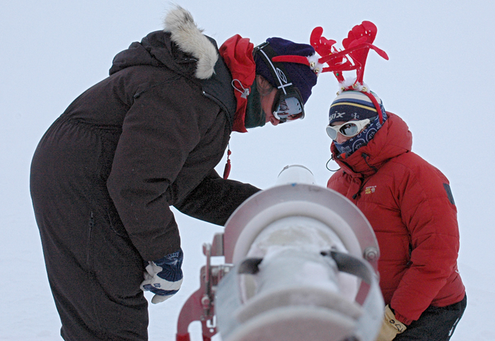 South Pole merry Christmas
