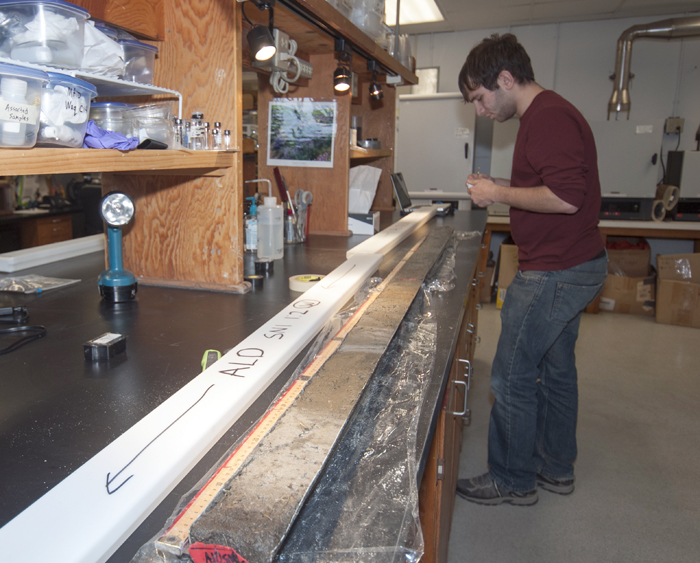 Post-Sandy core samples