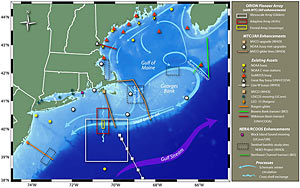 Plan view map of thePioneer Array.