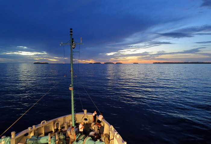 Sunset at Woleai Atoll