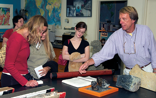 Jim Broda with Ocean Science Journalism Fellows