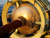 Top component of Long Core resting on deck of R/V Knorr.