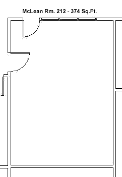 McLean Rm. 212 - 374 Sq.Ft.
