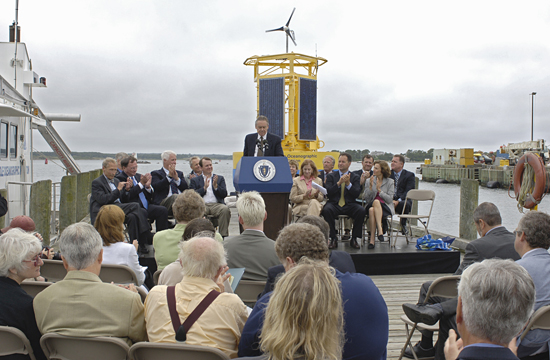 Ocean Observatories Initiative press conference at WHOI.