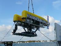 ROV launch for first dock test