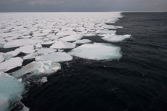 sea ice approaches