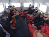 Driving slowly back to McMurdo Station in an oversized transport vehicle, everyone was tired.