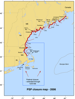 2006 Closure Map