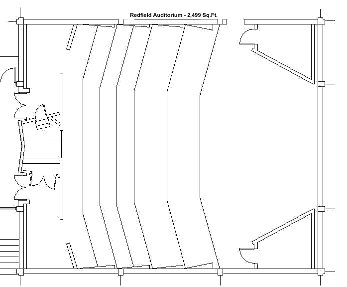 Redfield Auditorium - 2499 Sq.Ft.
