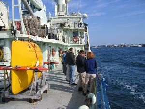 Sentry Returning to Woods Hole on Oceanus