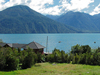 View from the Huinay Scientific Field Station in the Comau fjord, Northern Patagonian fjords, Chile.