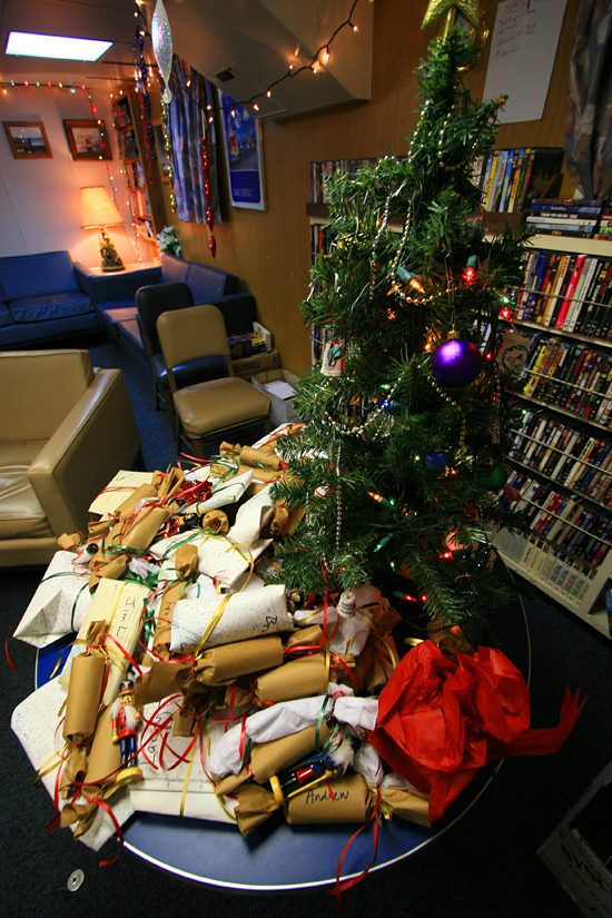 Christmas morning on Atlantis cruise AT15-14.