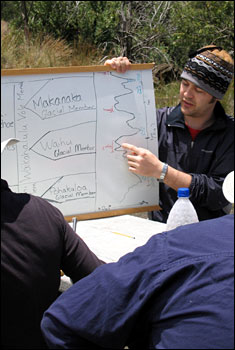 Matt Jackson leads a discussion