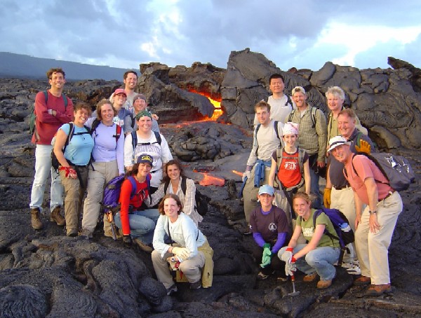 We walked away with burnt backsides after this shot, but as a result got a memorable photograph of our experience on the active lava flows of Kilauea.