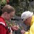 ad and Jessica Williams peer down a ?tree mold?. Tree molds form when active lava flows surround and quench against trees.