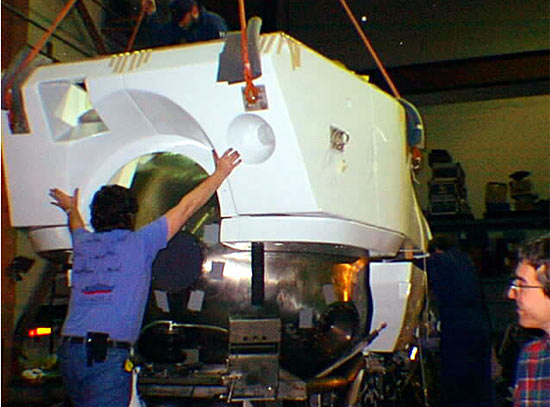 Lowering the sponson/forebody foam