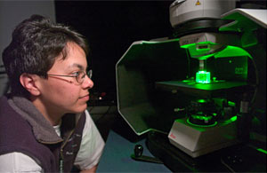 Sheri White to develop a laser Raman spectrometers