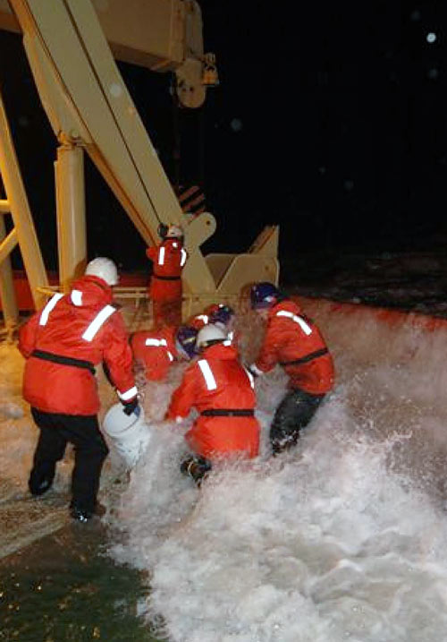 Working in the Southern Ocean