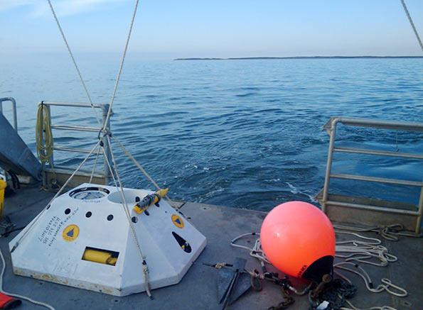 bottom mounted instrument package