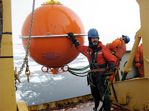 top float of a BGOS mooring