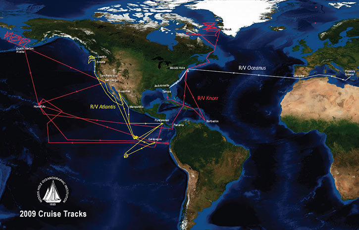 2009 Cruise Tracks
