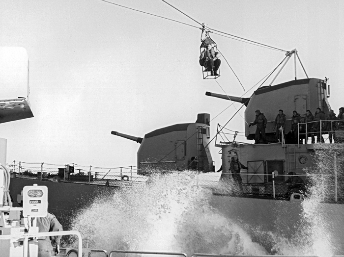 Transfer to USS Hazelwood