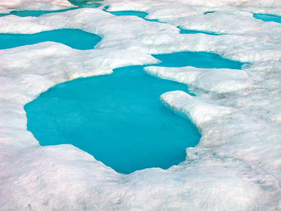 azure melt pond