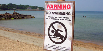 beach closures