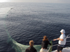 Retrieving a ghost net