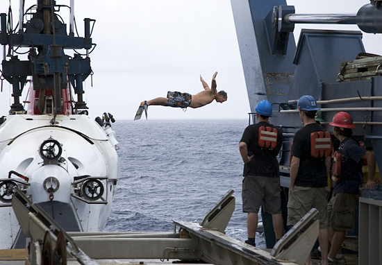 carl wood diving