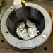 yntactic foam being pressure tested at WHOI. 