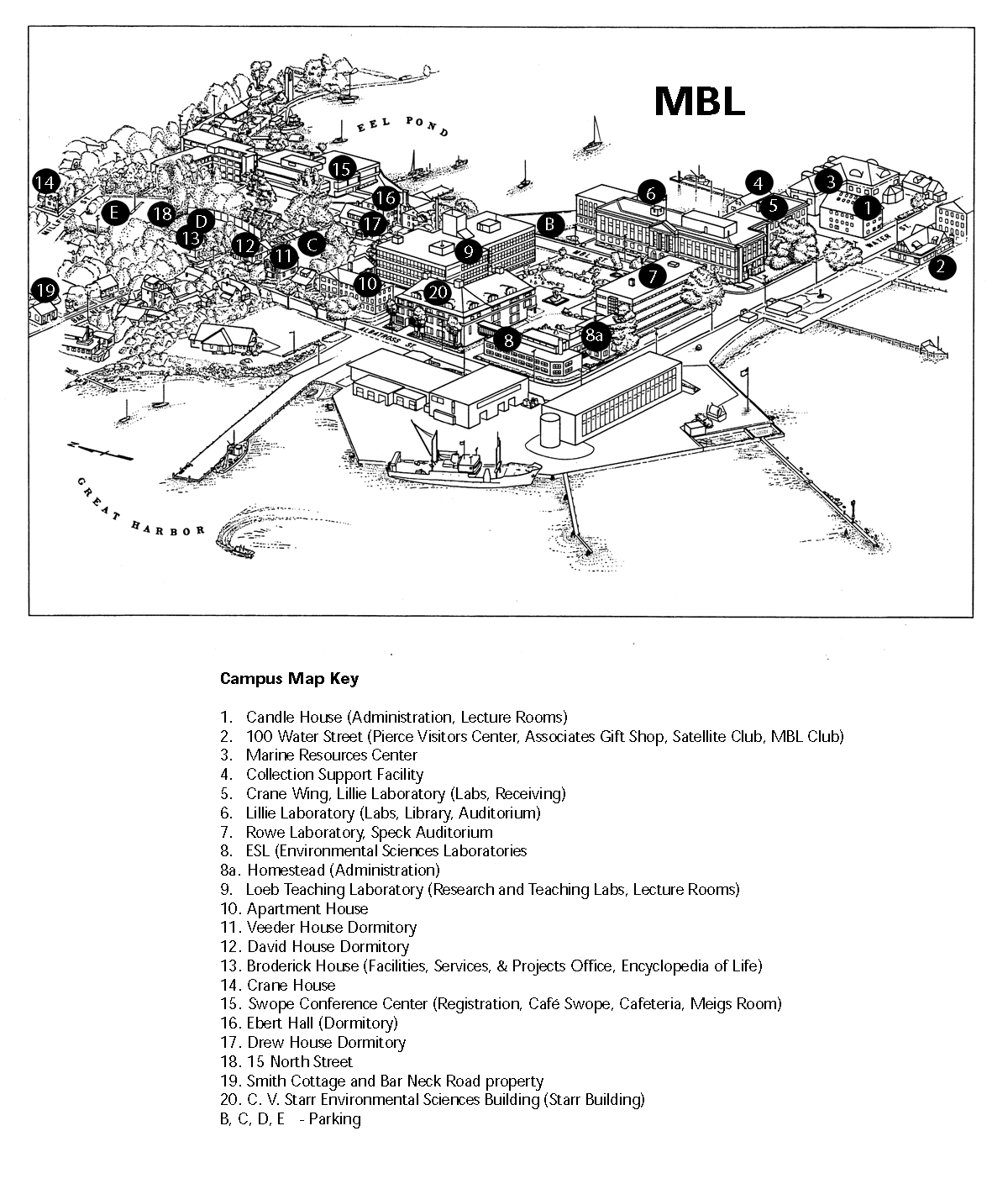 MBL Campus Map