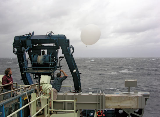 radiosonde, weather balloon, atlantis