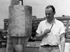 Henry Stetson with corer.