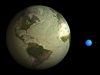 earth with water removed