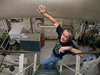 Heeling tanks on Oden.