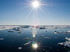 Sun finally shines up in the Arctic.