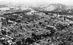Tangshan, China earthquake
