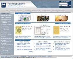 MBLWHOI Library website