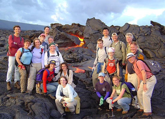 Kilauea Volcano on Hawaii