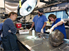 To learn about marine mammal hearing, researchers use the WHOI necropsy and CT scan facility to reveal the internal anatomy of ears. 