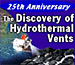 Discovery of Hydrothermal Vents