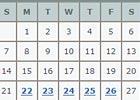 Events Calendar